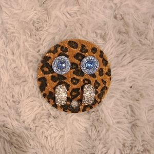 Rhinestone earrings